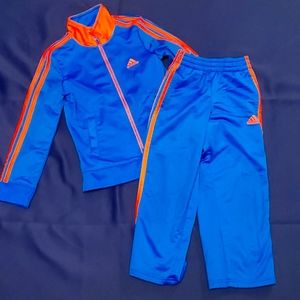 Kids Adidas track suit set, size 5